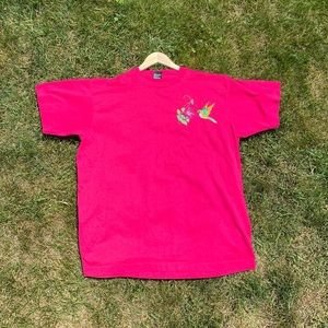 Embroidered Hummingbird Tshirt